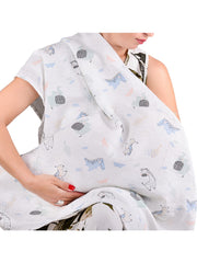 Mommyslab 5in1 Müslin Organik Kundak & Anne Bebek Örtüsü 120X120 Set