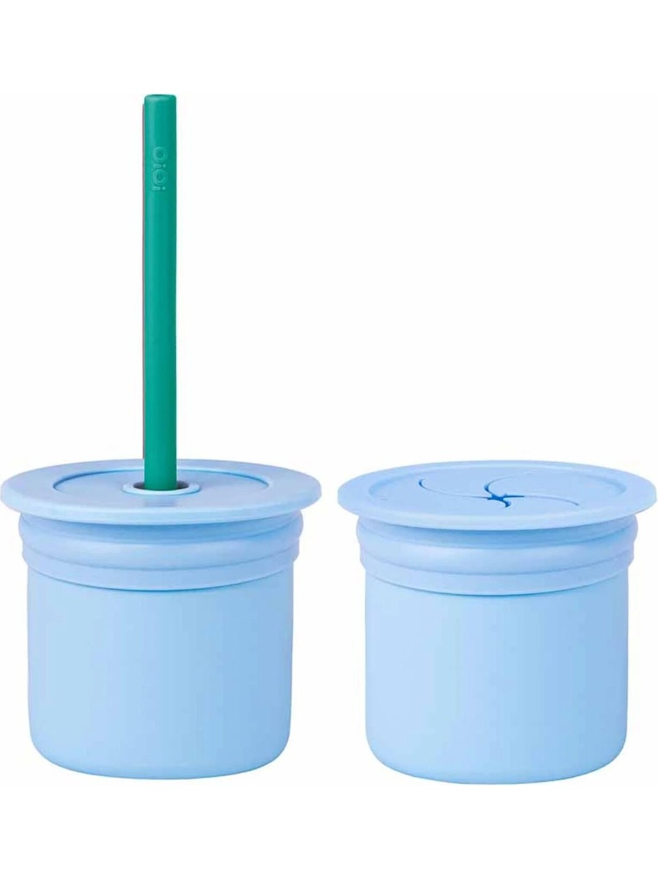 Oioi Ham+Hüp Pipetli Silikon Bardak Mavi