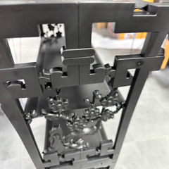 5 Katlı Kumaş Ayakkabı Rafı Siyah