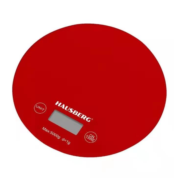 Hausberg Max 5 Kg Mutfak Terazisi Kırmızı