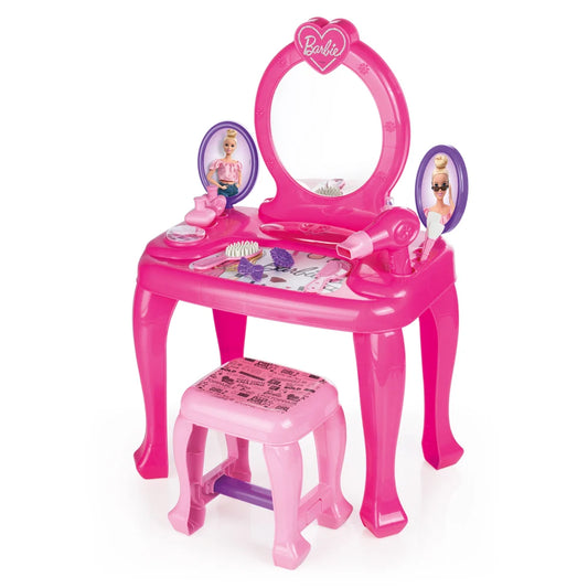 Barbie 71x47x31 Cm Ayaklı Makyaj Masası ve Sandalye Seti