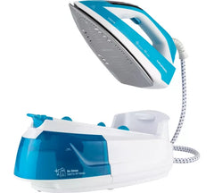 Grundig İstasyonlu 2400 W Buhar Kazanlı Ütü Mavi