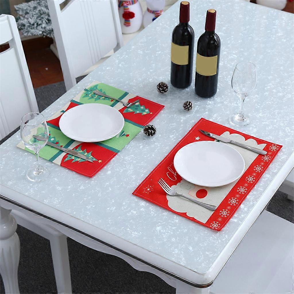 Noel Baba Desenli Amerikan Servis 46x30 Cm