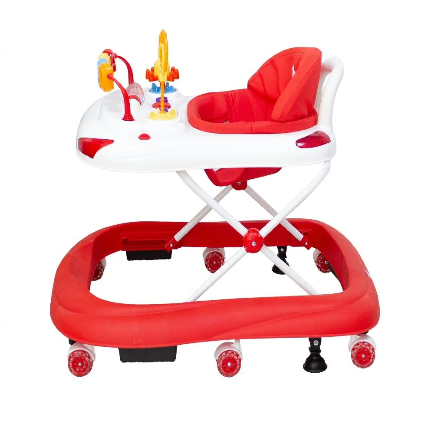 Babyhope 6 Ay+ Piano Oyuncaklı Müzikli Yürüteç Kırmızı