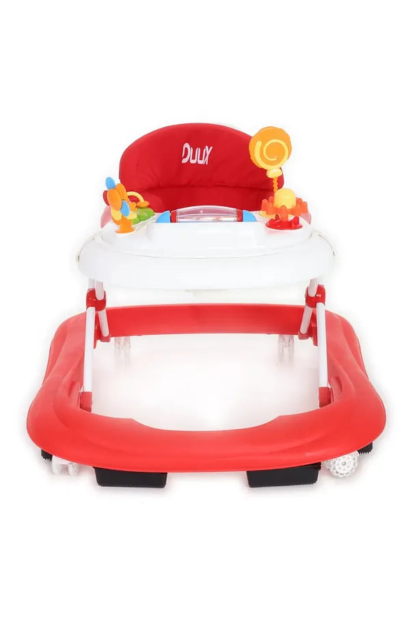 Duux 6 Ay+ Piano Oyuncaklı Müzikli Yürüteç Kırmızı