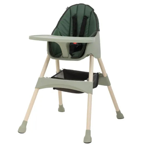 Duux Omega Sepetli Çıkarılabilir Tepsili Mama Sandalyesi Yeşil