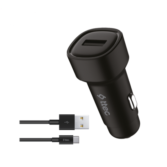 Ttec SmartCharger 2.4A Araç Şarj Aleti + USB-C Kablo
