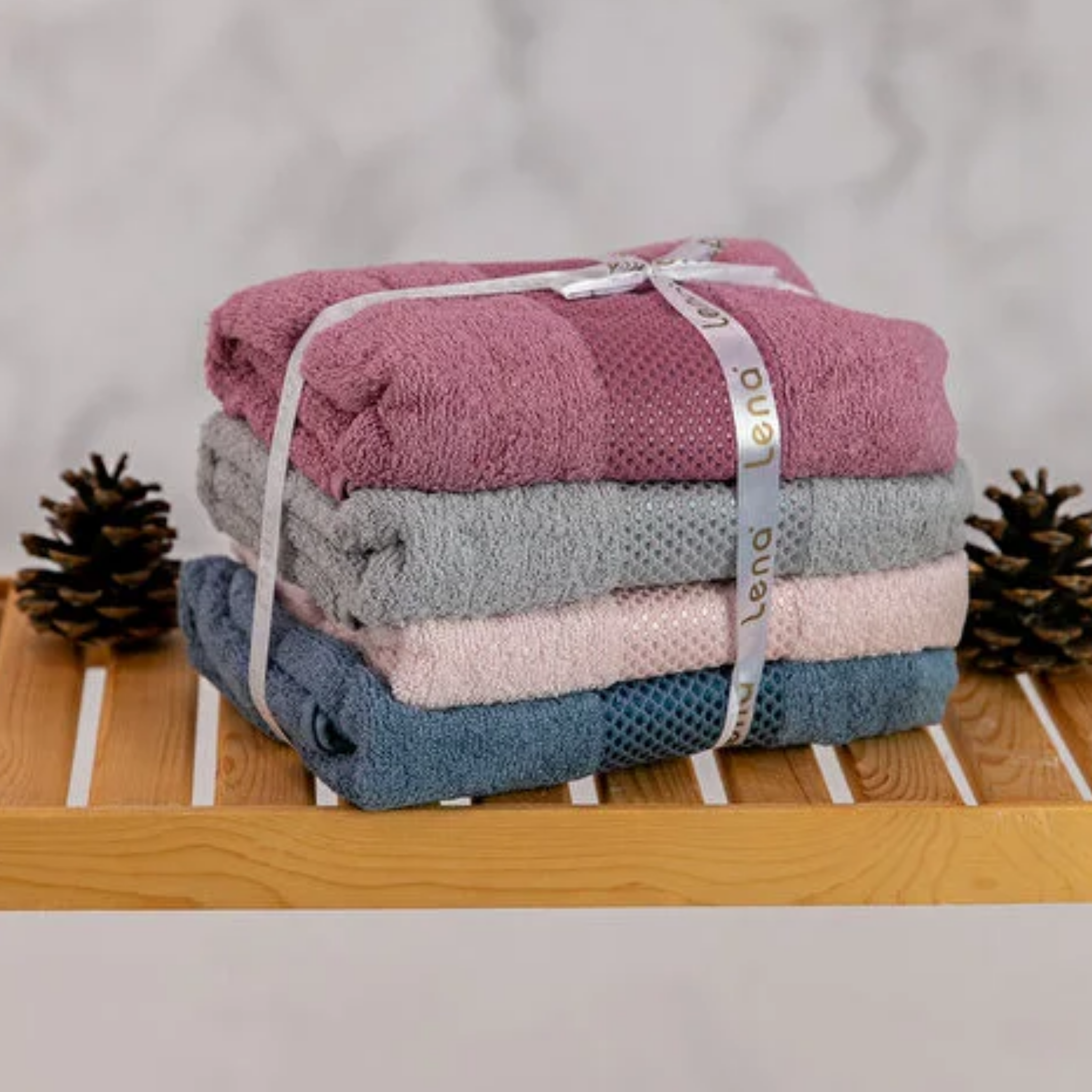 Lena Darla 4lü Havlu Set 50x85 Cm