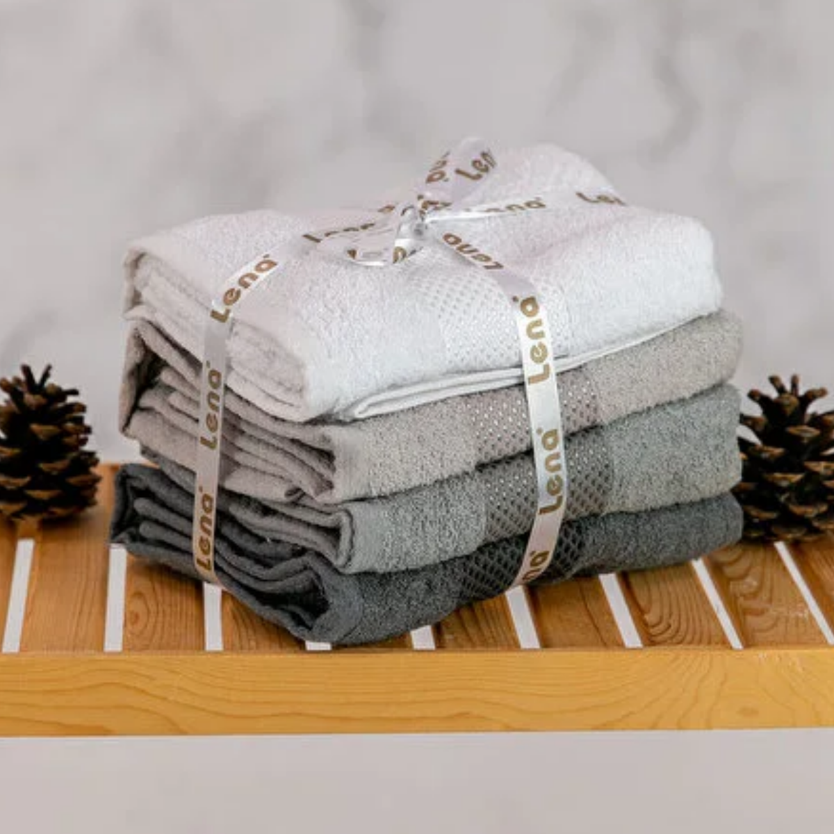 Lena Darla 4lü Havlu Set 50x85 Cm