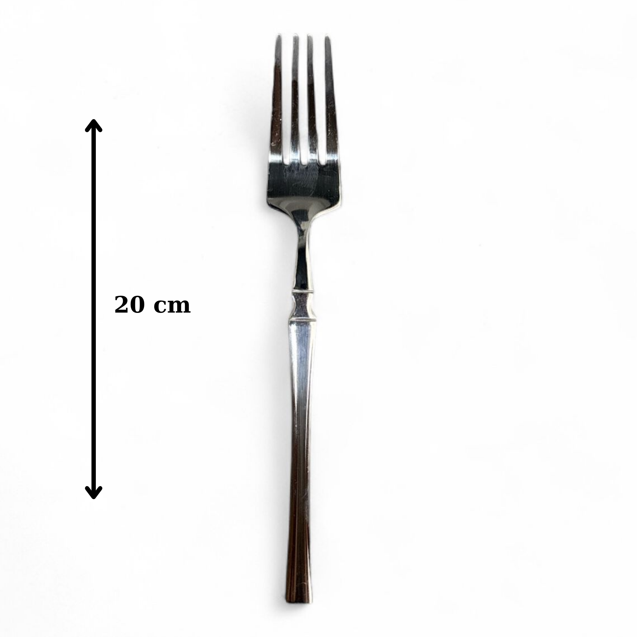 Paslanmaz Çelik 6'lı Gümüş Çatal Seti