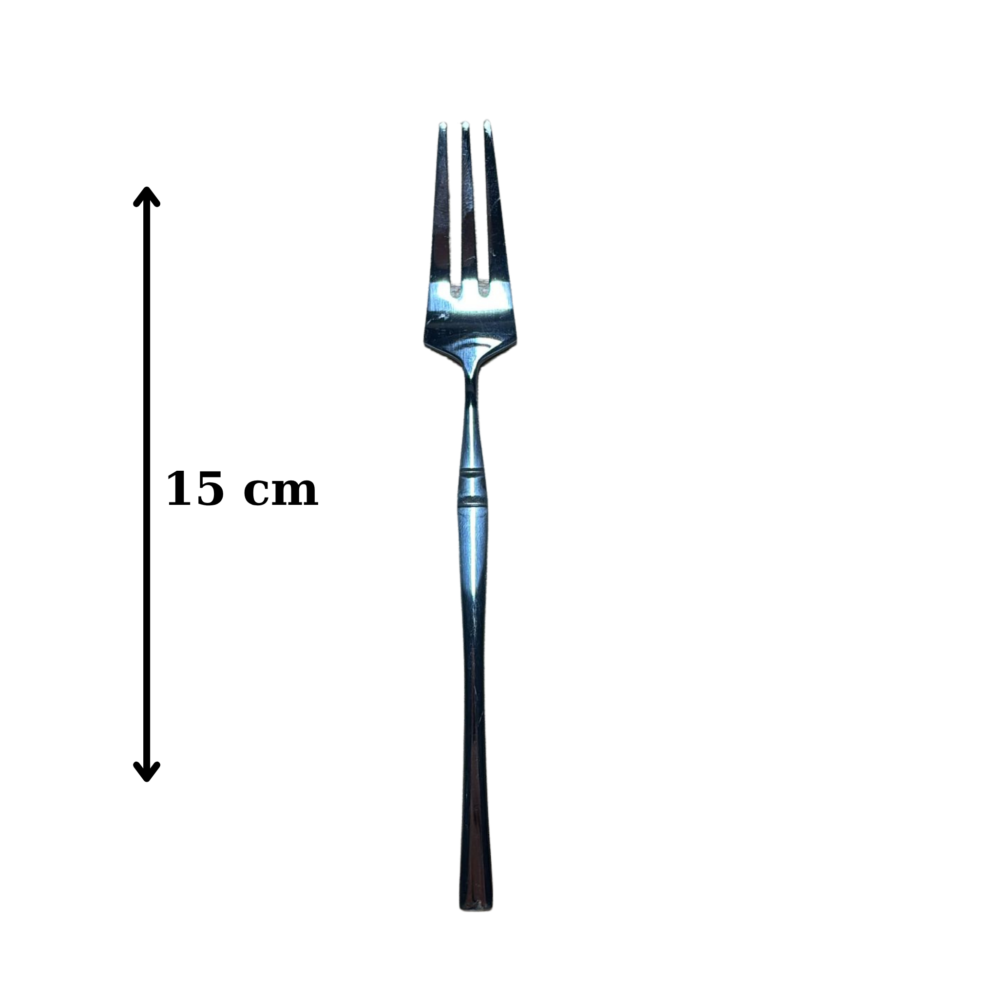 Paslanmaz Çelik 6'lı Küçük Pasta Çatal Seti