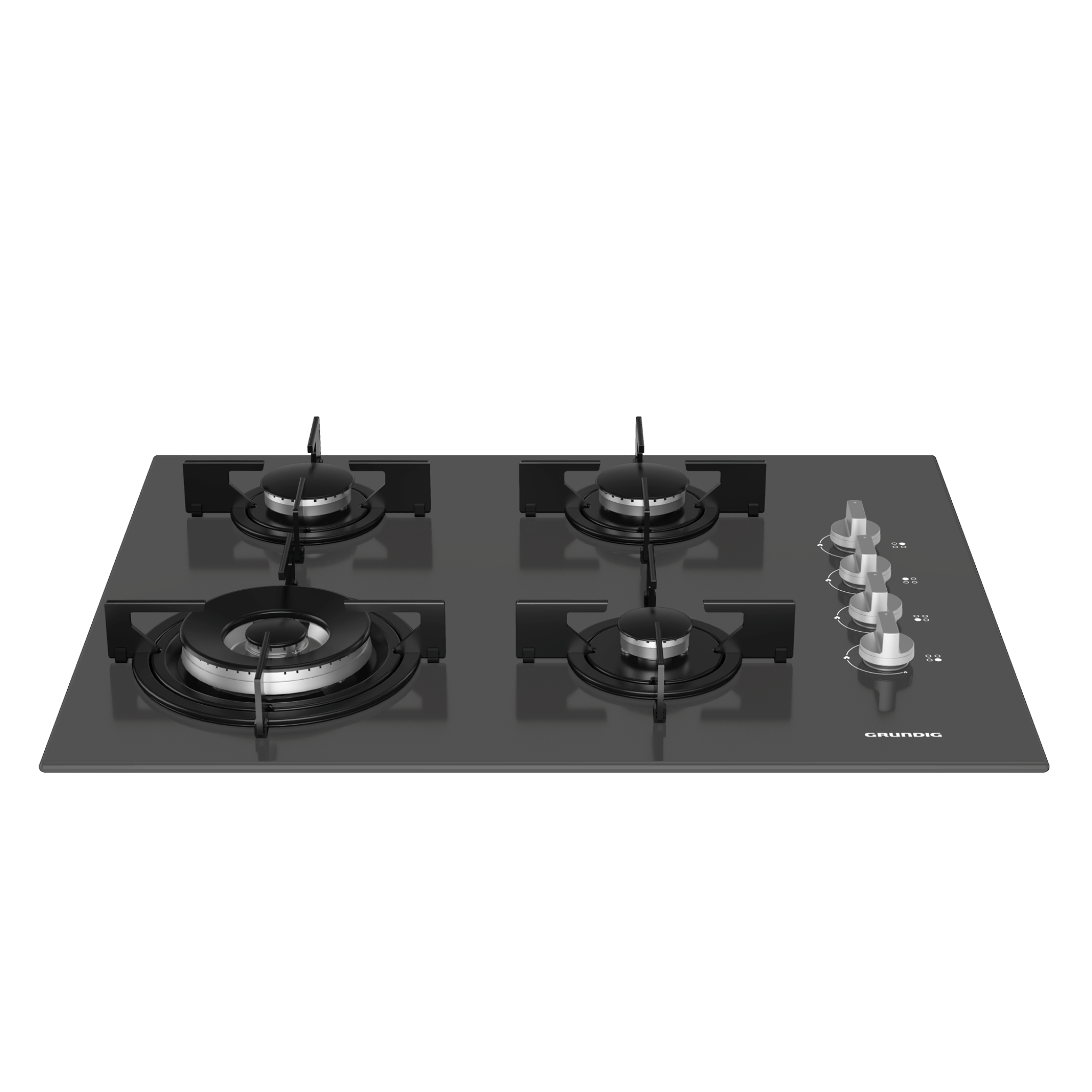 Grundig Ankastre 65 cm Zara Gri Cam Ocak