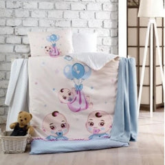 Kristal Babies Blue Bebek Uyku Seti