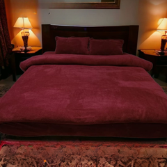 Orkide Welsoft Çift Kişilik Nevresim Takımı Mürdüm