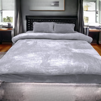 Orkide Welsoft Çift Kişilik Nevresim Takımı Açık Gri