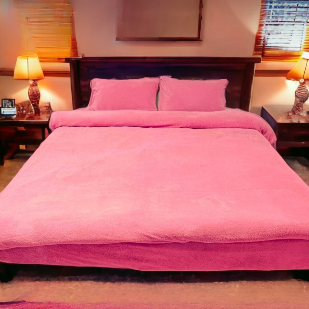 Welsoft 1.5 Kişilik Nevresim Takımı Pembe