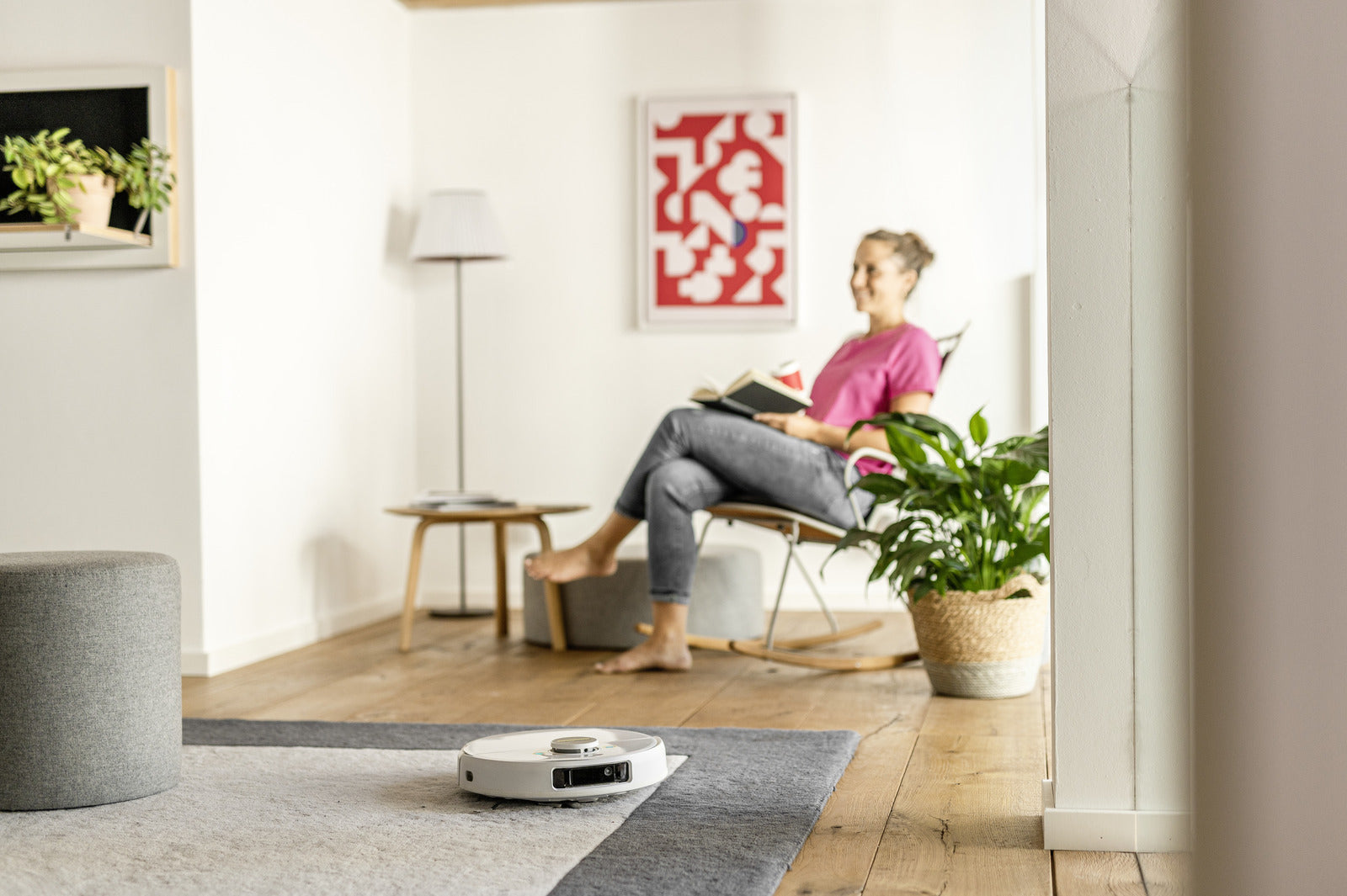 Karcher RCV 5 Haritalama ve Wi-Fi Özellikli Süpürme ve Paspaslama Robot Süpürge