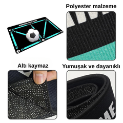 Mamba Futbol Antrenman Matı 90x60 Cm Eğitim Videosu ve Kaymaz Çorap Hediyeli
