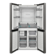 Sharp 588 Lt Advanced NoFrost Gardrop Tipi Buzdolabı Silver