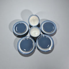 4 Kişilik 10 Parça Mavi Yemek Takımı