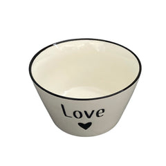 3'lü Happy Love Kalp Desenli 400 ML Kase