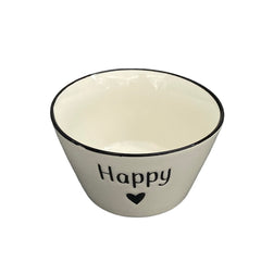 3'lü Happy Love Kalp Desenli 400 ML Kase