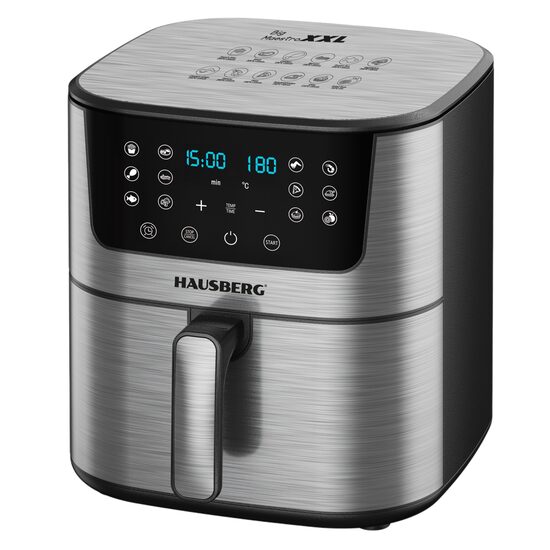 Hausberg Maestro XXL 7.5 Lt Dijital 12 Program Airfry Fritöz Inox