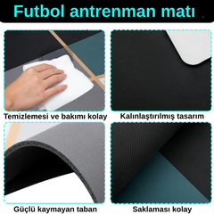 Mamba Futbol Antrenman Matı 90x60 Cm Eğitim Videosu ve Kaymaz Çorap Hediyeli