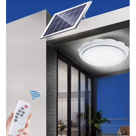 Solar Panelli 100 W LED Kumandalı Tavan Lambası