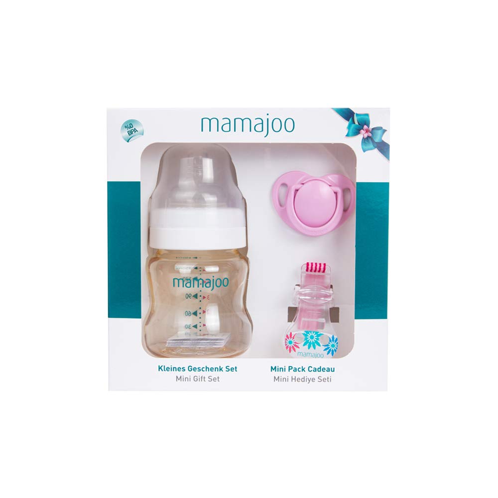 Mamajoo 150 ml Biberon Mini Hediye Seti Pembe