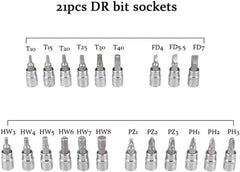46 Parça Kutulu Anahtar Alet Seti