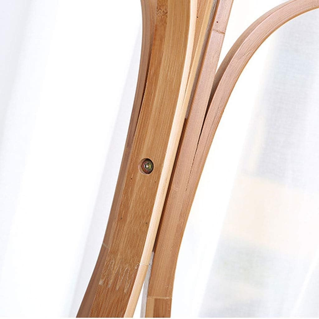 Doğal Bambu Ayaklı Raflı Port Manto 38x170 Cm