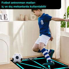 Mamba Futbol Antrenman Matı 90x60 Cm Eğitim Videosu ve Kaymaz Çorap Hediyeli