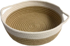 Dekoratif Halat Örgü 3 Boy Çok Amaçlı Organizer Sepet