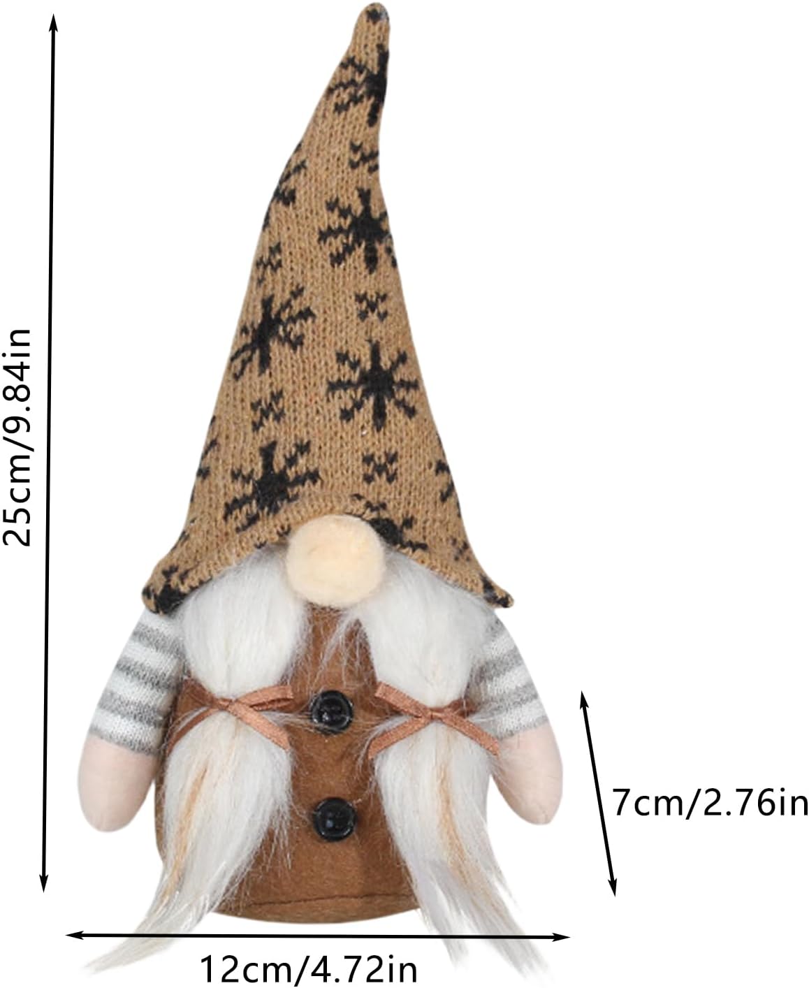 Sevimli Cüce ELf Peluş 12x7x25 Cm