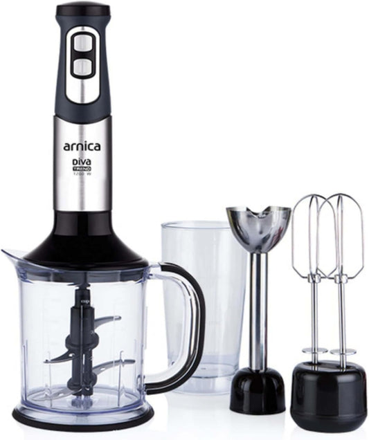 Arnica Diva Trend 1200 W Blender Seti Gümüş