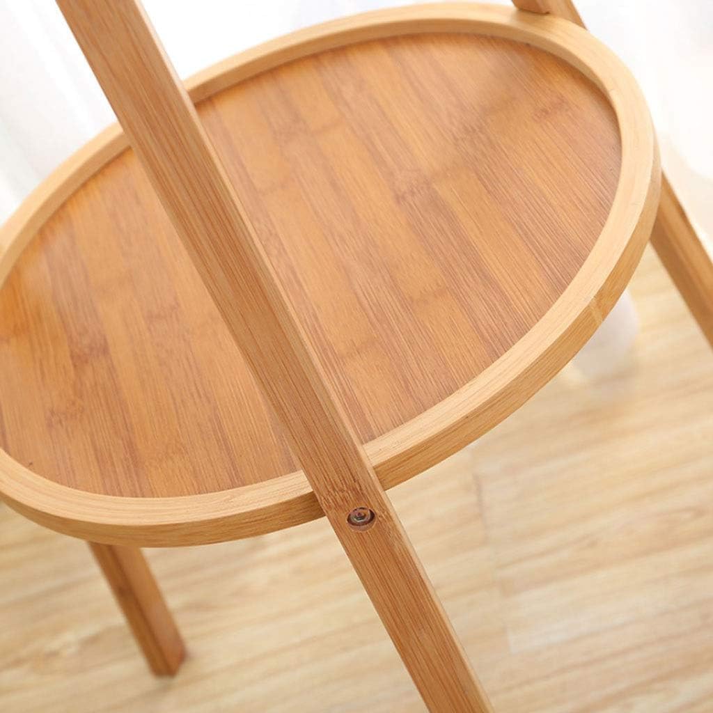 Doğal Bambu Ayaklı Raflı Port Manto 38x170 Cm