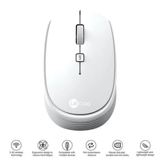 Lecoo Kablosuz Mouse Beyaz