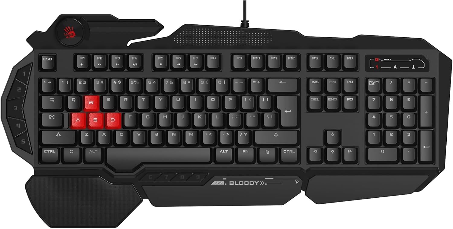 Bloody Q Türkçe Multimedya Neon Gamer Oyuncu Klavye