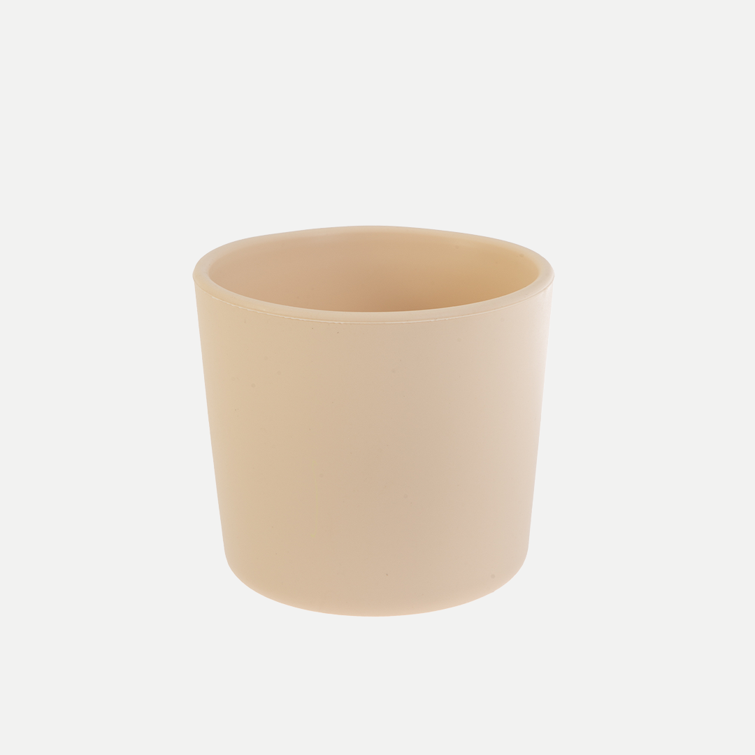 Babyjem Silikon Bardak Ekru