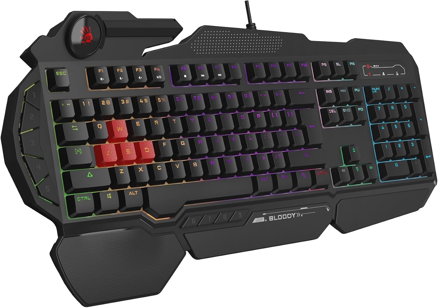 Bloody Q Türkçe Multimedya Neon Gamer Oyuncu Klavye