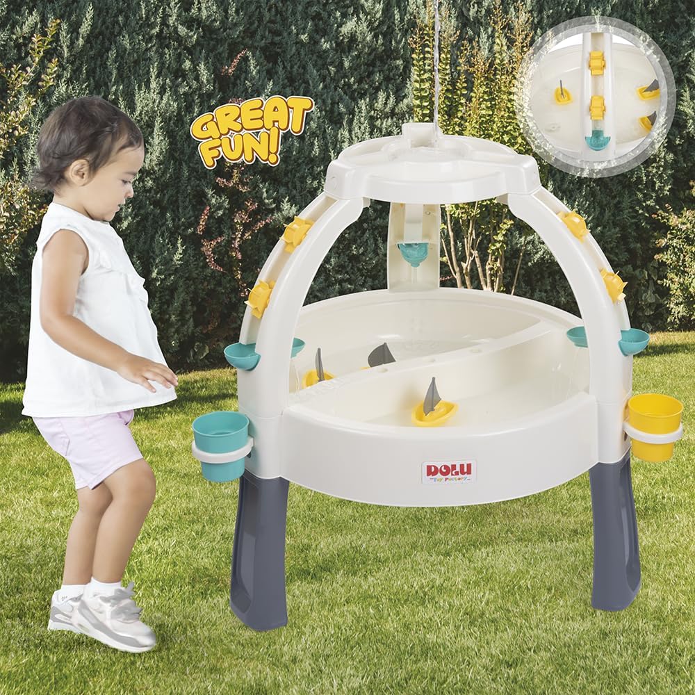 Dolu Eğlenceli Çeşme Kum Ve Su Aktivite Masası