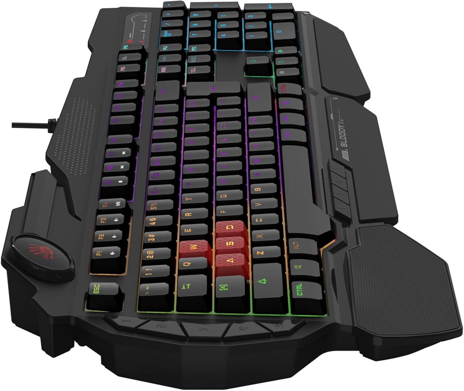 Bloody Q Türkçe Multimedya Neon Gamer Oyuncu Klavye