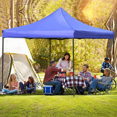 Gazebo 3×3 M 800D Branda 30 mm Profil Kamp Bahçe Dış Alan Tentesi Mavi
