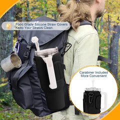 Omuz Askılı Telefon Tutuculu Stanley Termos Çantası Siyah