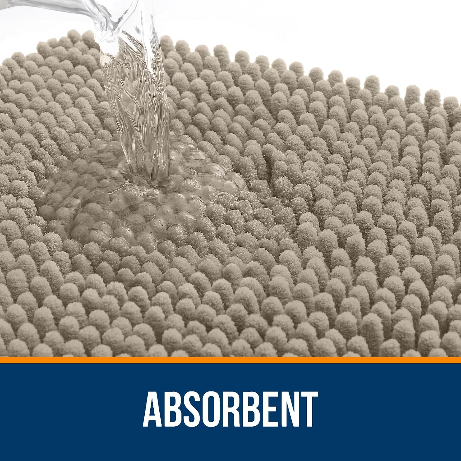 6'sı 1 Arada Banyo Aksesuar Seti Kapuçino Alana 45x70 Cm Mikrofiber Banyo Paspası Hediye