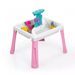 Dolu Su Ve Kum Aktivite Masası 3 In 1 Pembe