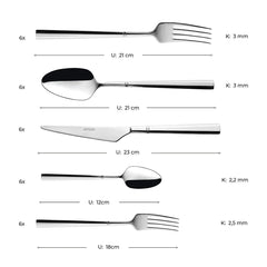 Emsan Penta 30 Parça 6 Kişilik Çatal Kaşık Bıçak Takımı