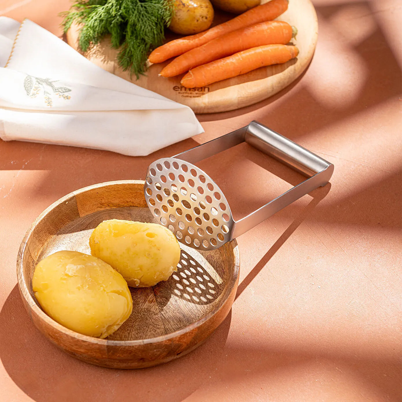 Emsan Rustik Çelik Patates Ezici