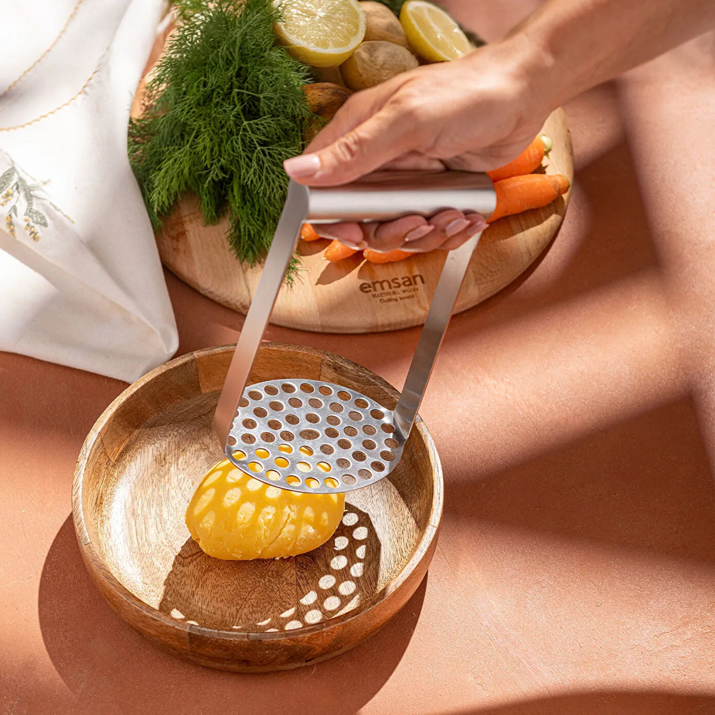 Emsan Rustik Çelik Patates Ezici